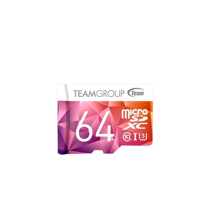 کارت حافظه microSDXC تیم گروپ مدل 7COLOR کلاس 10 استاندارد UHS-I U3 سرعت 90MBps ظرفیت 64 گیگابایت Team Group 7color UHS-I U3 Class 10 90MBps microSDXC 64GB